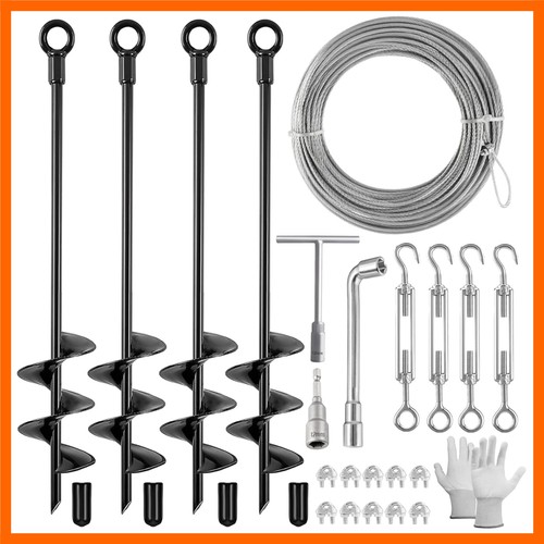 Pack ground anchors shed - 18",