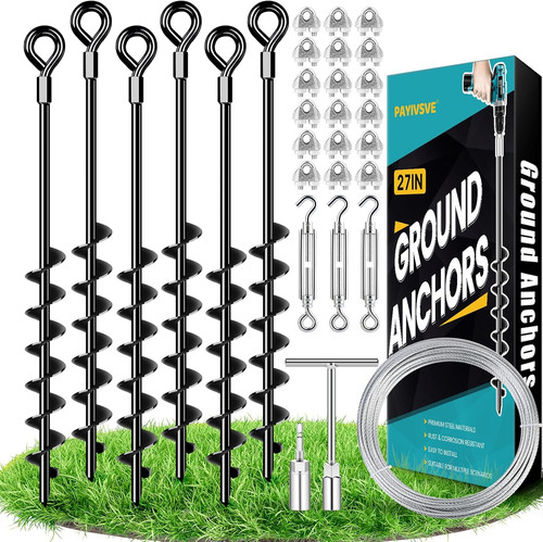 Ground anchors heavy duty - ground,