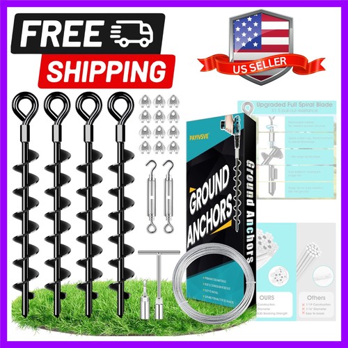 Ground anchors heavy duty shed - anchors,