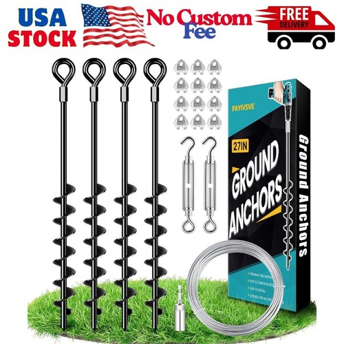 Ground anchors heavy duty - 27",