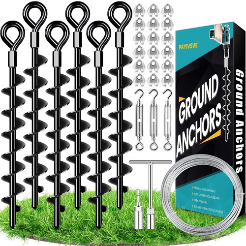 Ground anchors heavy duty shed - anchors,