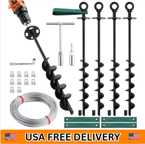 Ground anchors heavy - 18",