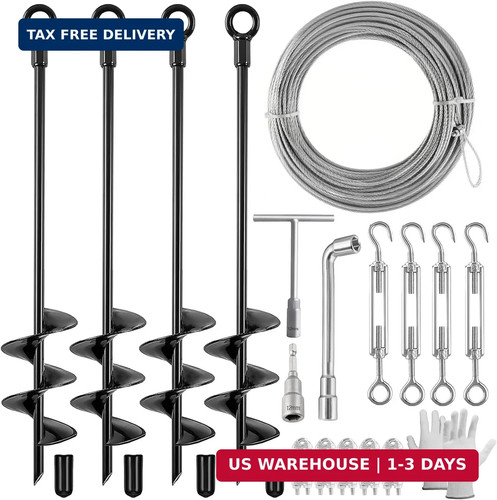 Pack ground anchors shed - 18",