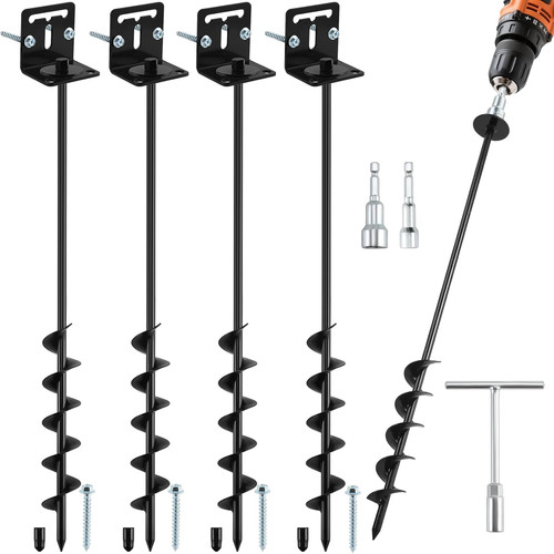 Ground anchors screw in - screw,