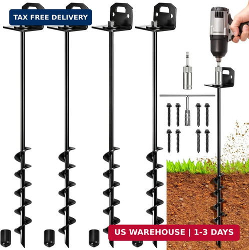 Ground anchors screw - ground,