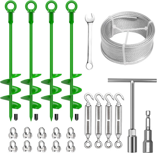 Pcs ground anchors heavy - 4, 30"
