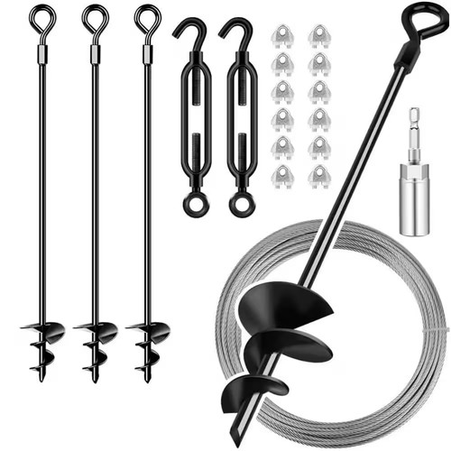 Pack ground anchors - 4-pack,